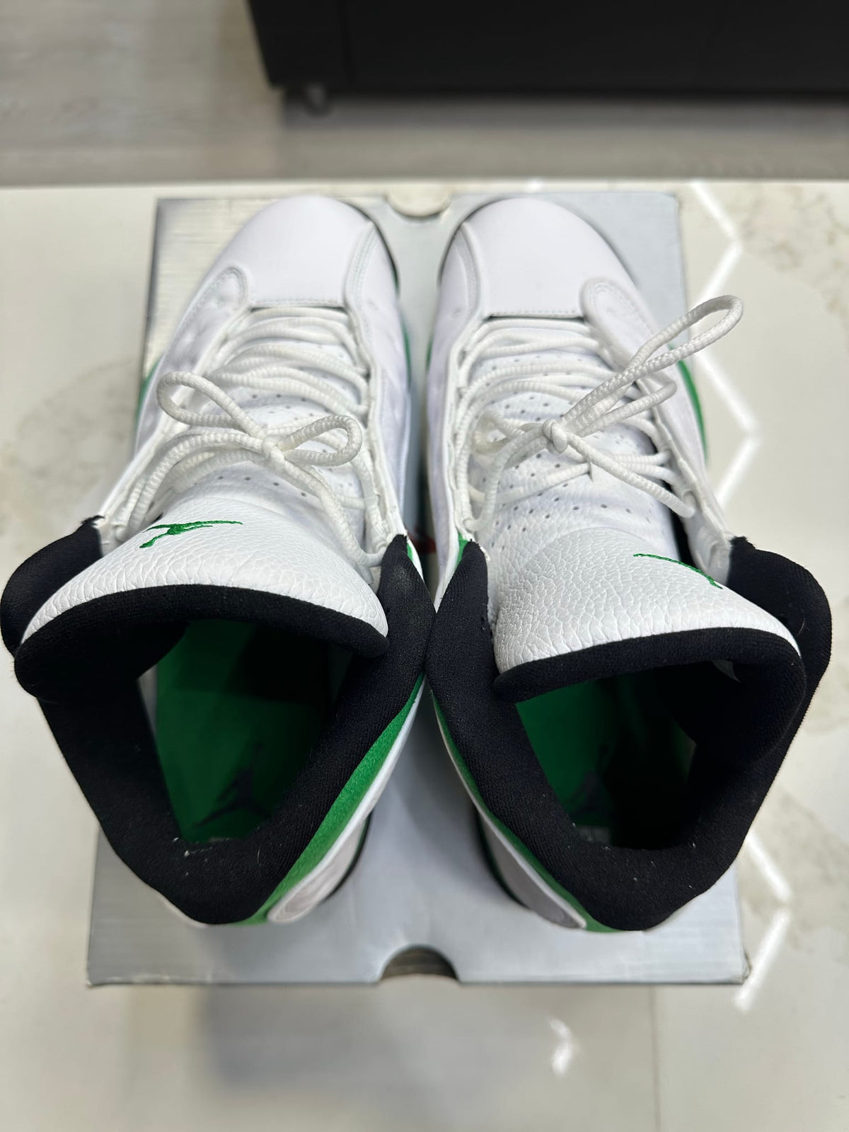 Jordan 13 Retro White Lucky Green