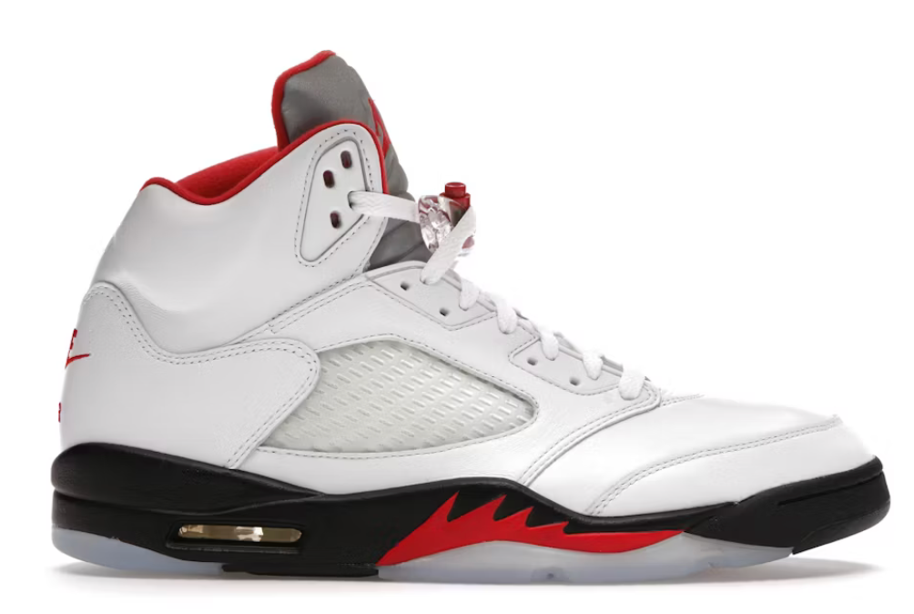 Jordan 5 Retro Fire Red Silver Tongue (2020)