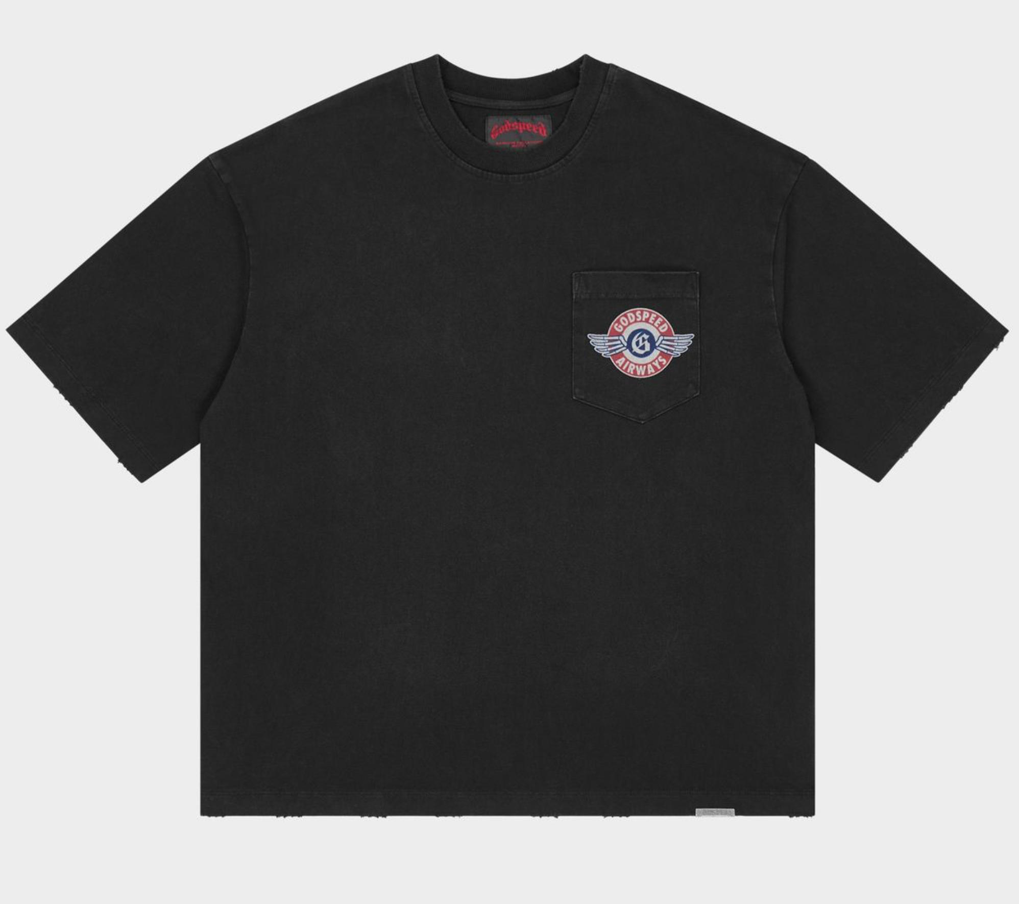 Godspeed Air NYC Pocket Tee "Black"