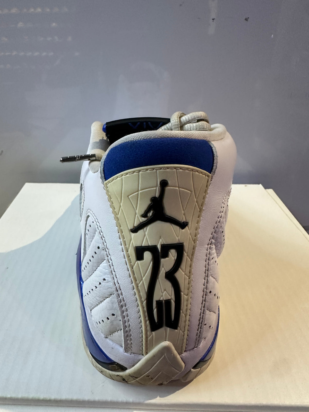 Jordan 14 Retro White Hyper Royal
