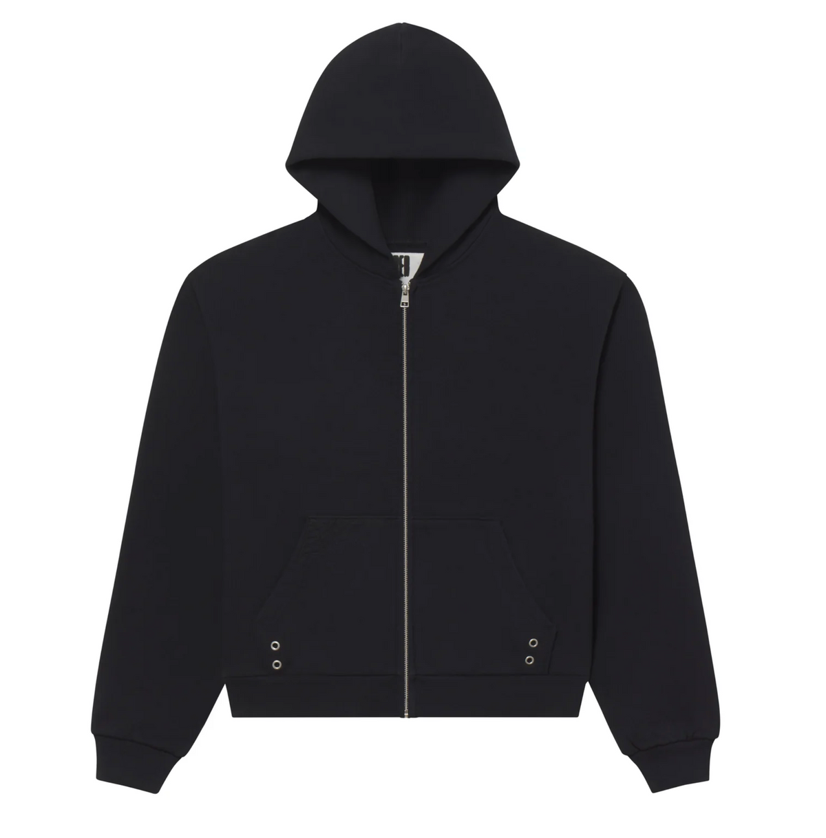 Sp5der Overprint Zip Hoodie Onyx