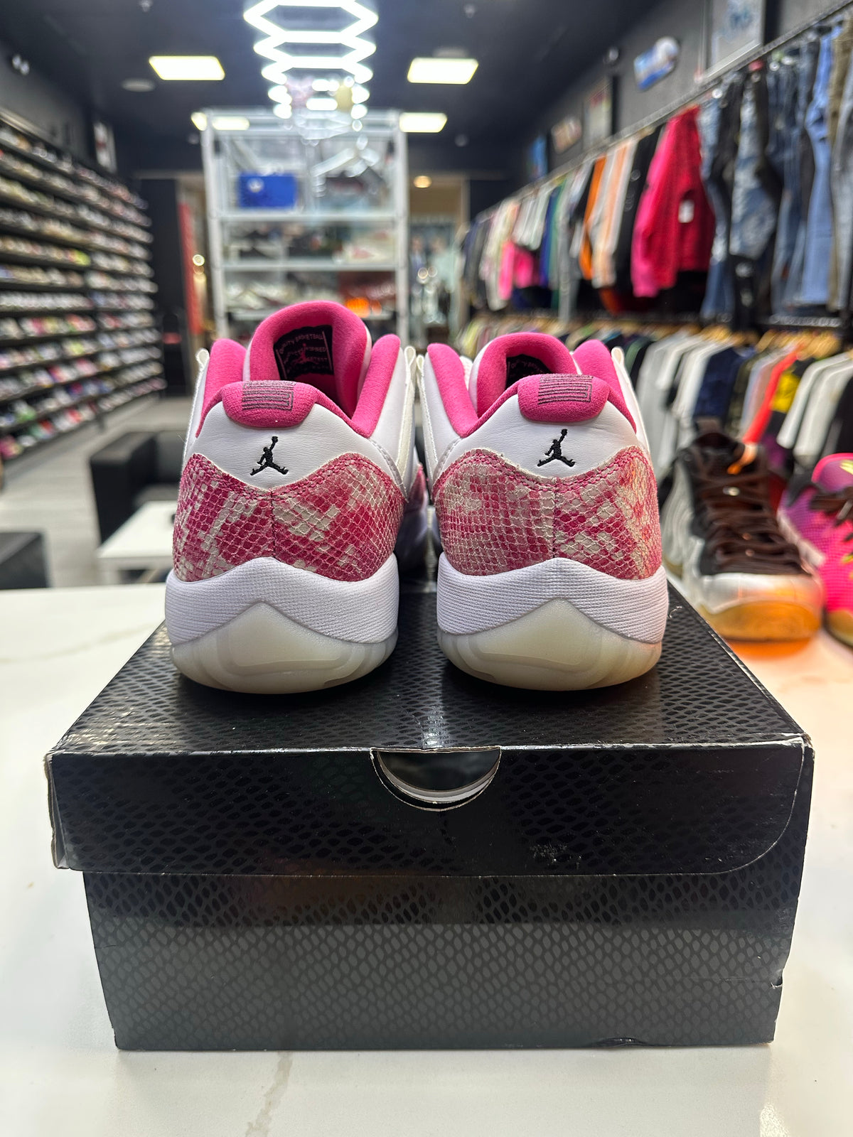 Jordan 11 Retro Low Pink Snakeskin (2019) (Women's)