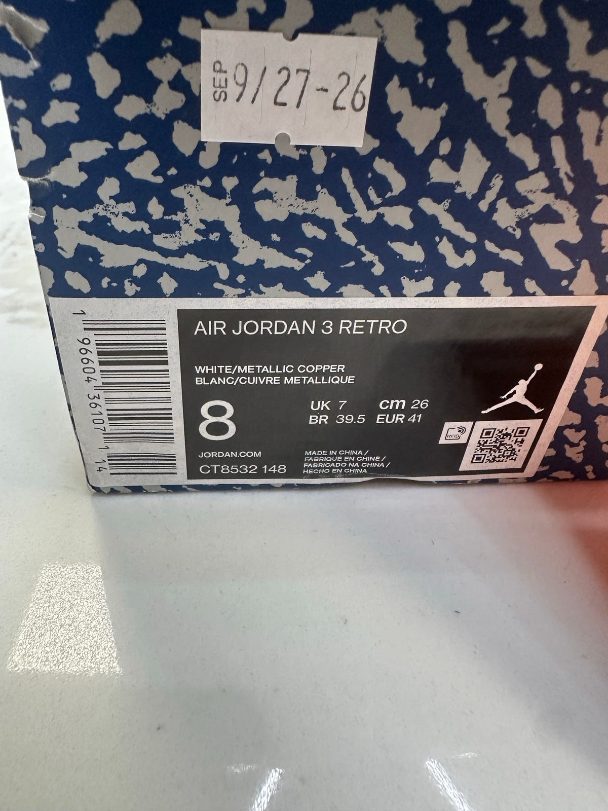 Jordan 3 Retro Wizards