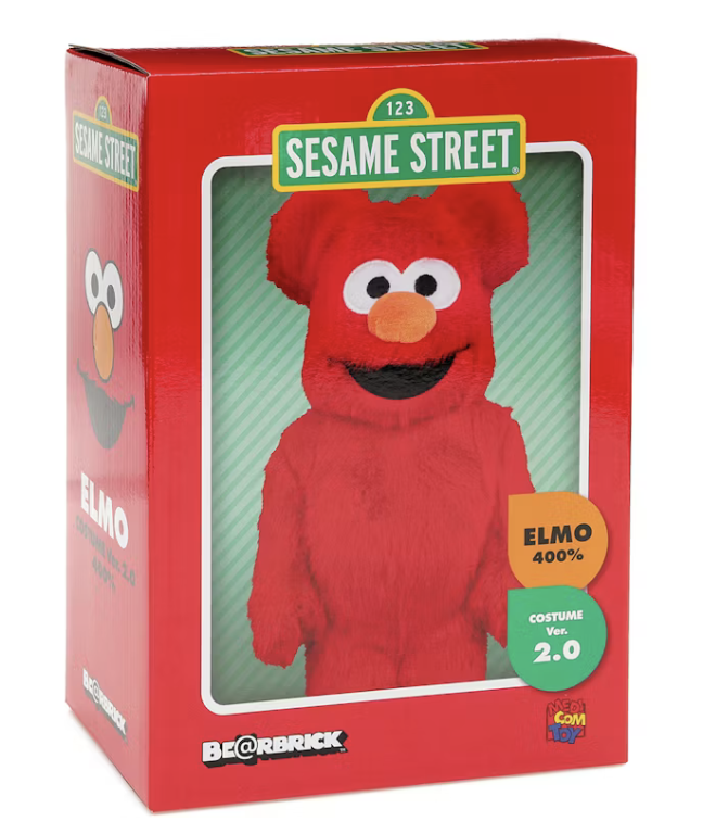 Bearbrick x Sesame Street Elmo Costume Ver. 2 400%