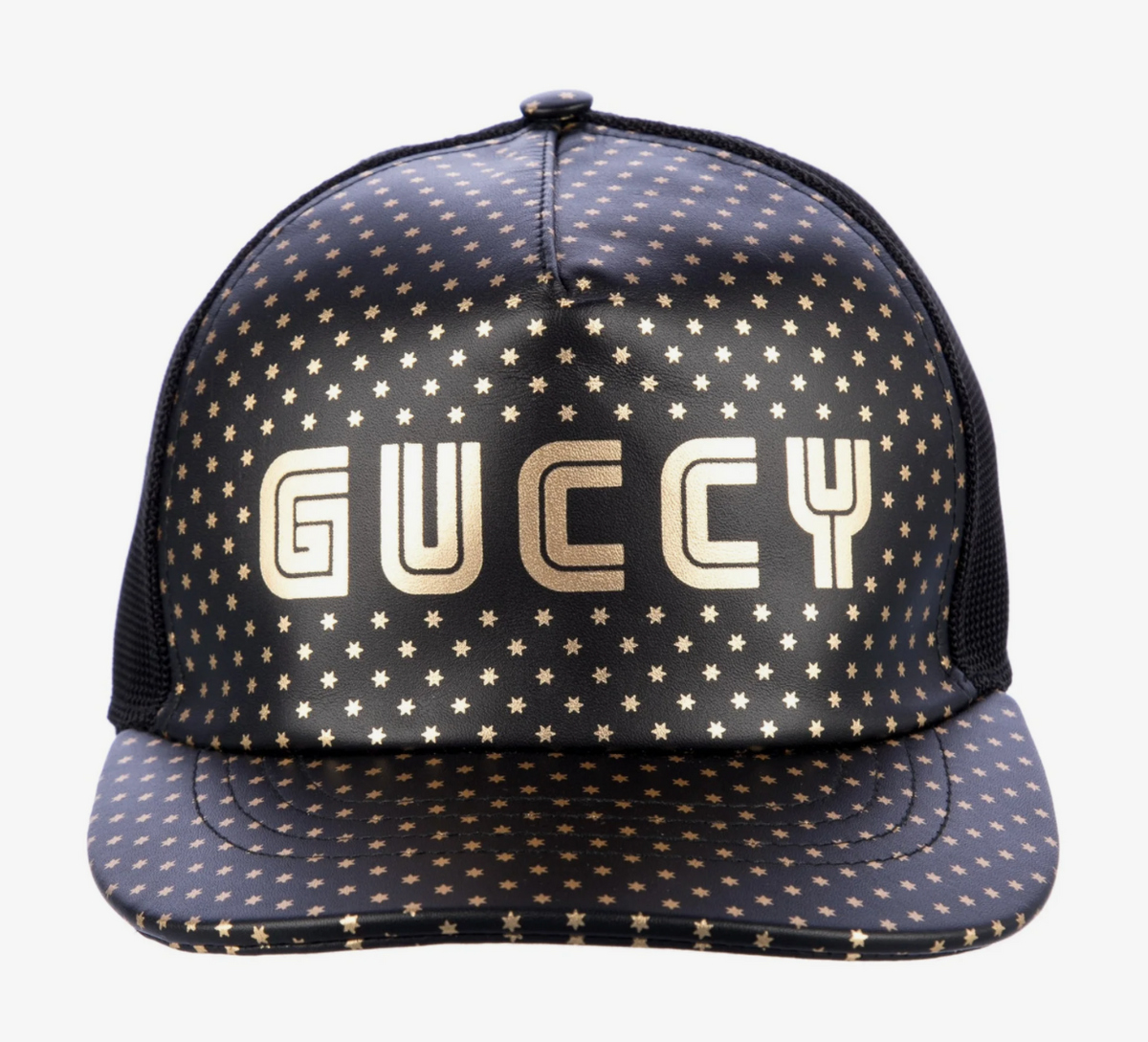 Gucci Guccy Trucker Hat (Black)