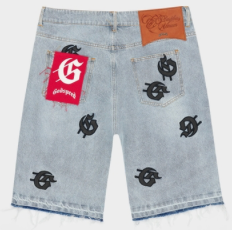 Godspeed "Infinity" Jean Shorts (Blue)