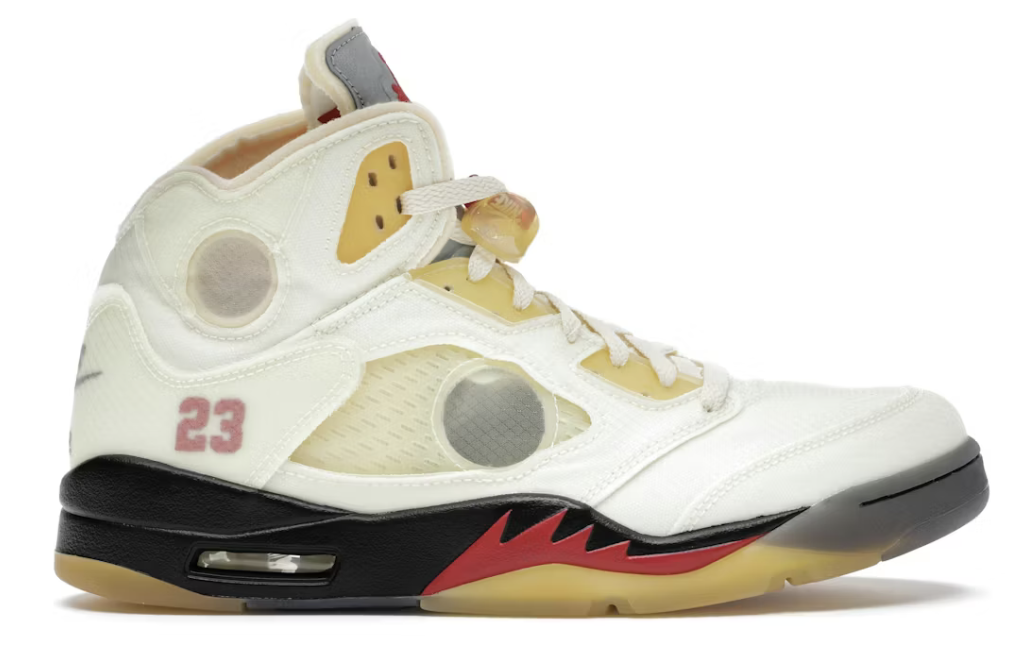 Air Jordan 5 x OFF-WHITE "Sail"