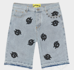 Godspeed "Infinity" Jean Shorts (Blue)