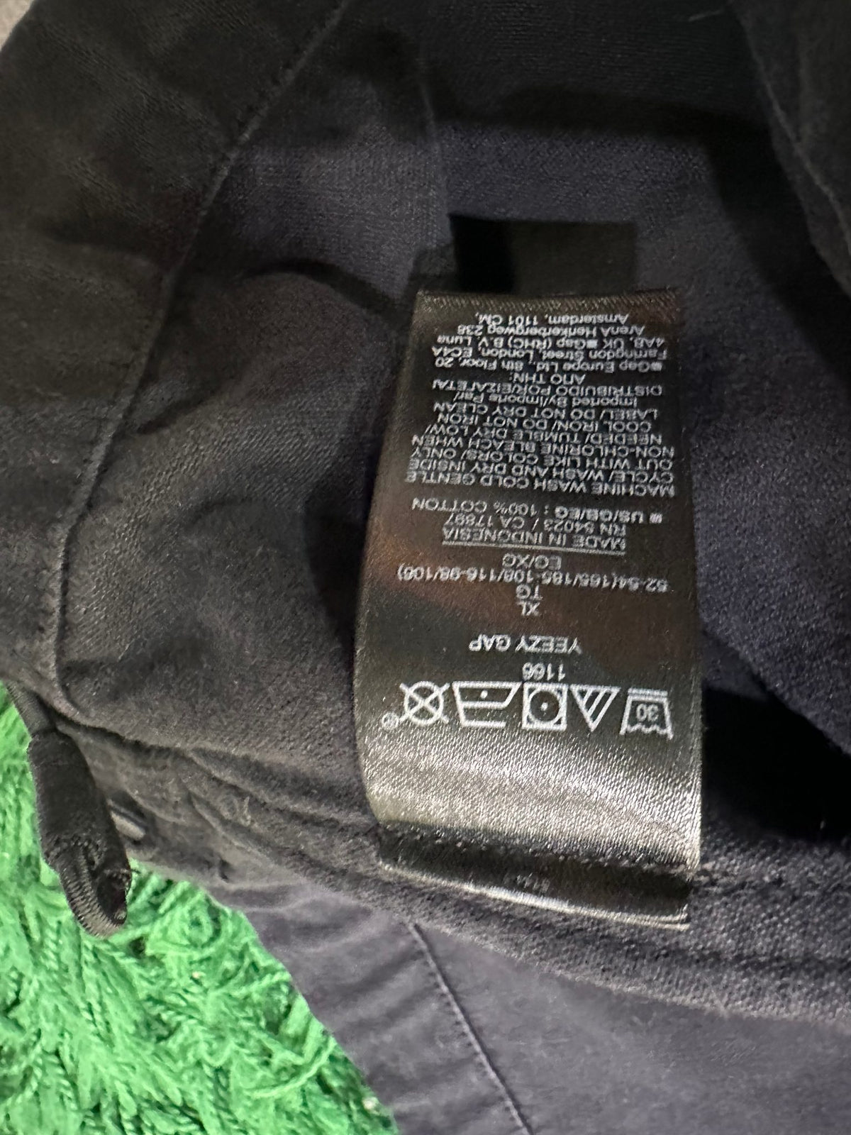 Yeezy Gap Engineered by Balenciaga Sateen Anorak 'Black'