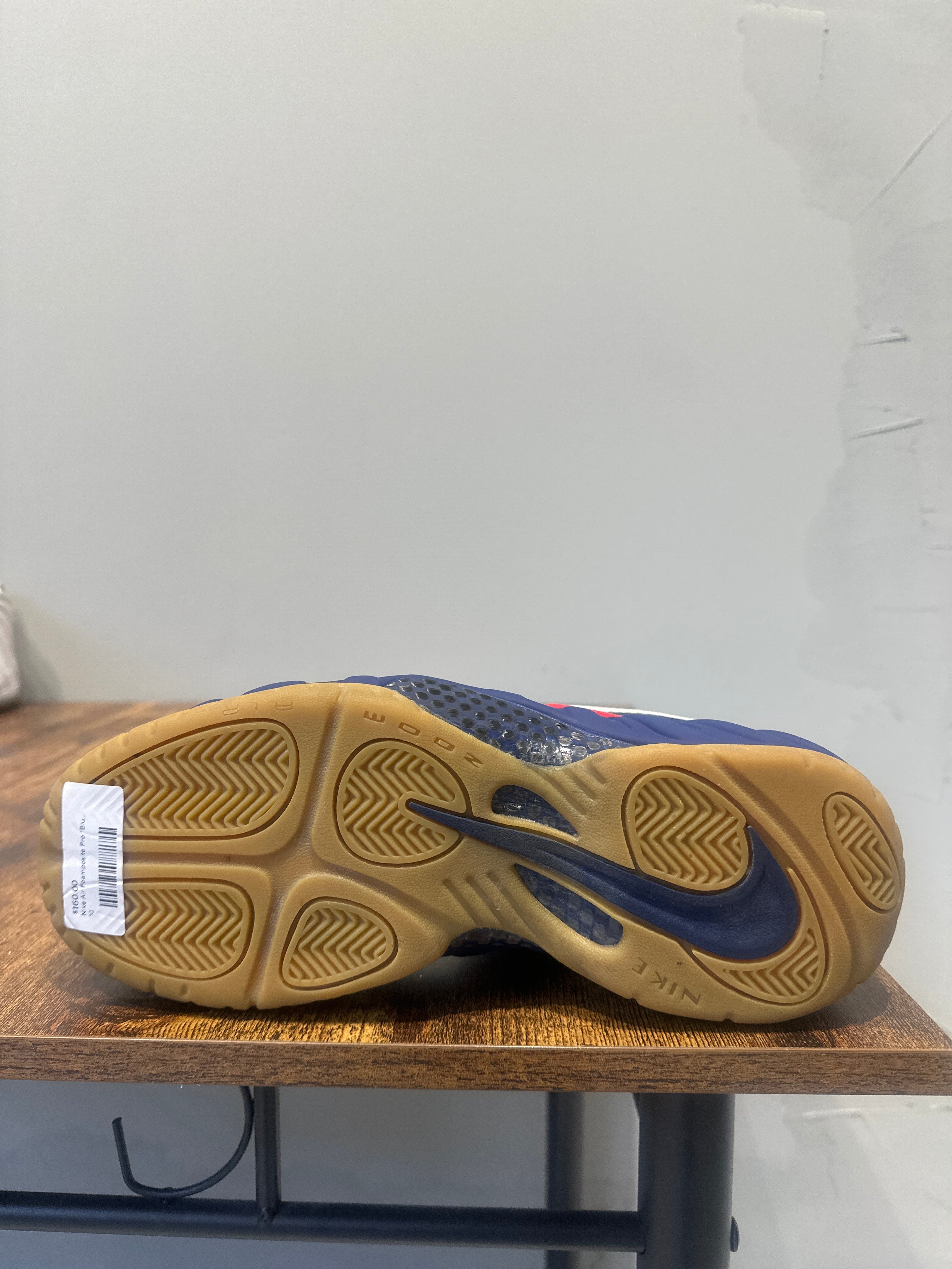 Nike Air Foamposite Pro "Blue Void University Red" (Pre-Owned)