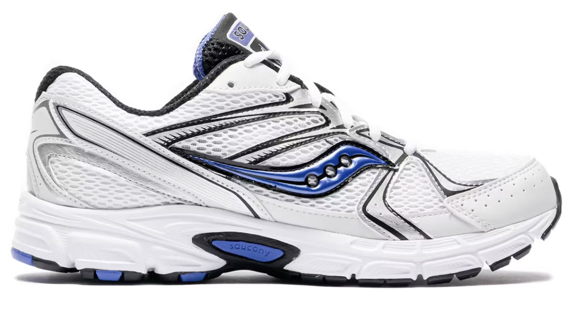Saucony Ride Millennium "White Silver Royal Black"
