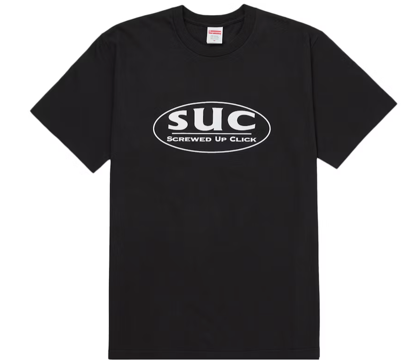 Supreme DJ Screw SUC Tee Black