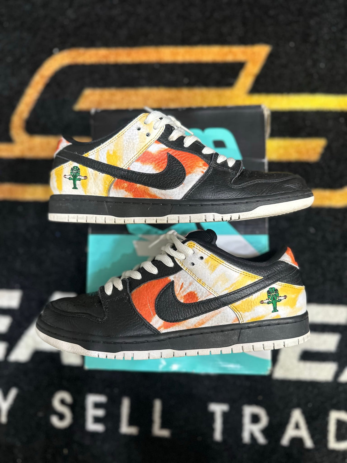 Nike SB Dunk Low Raygun Tie-Dye Black