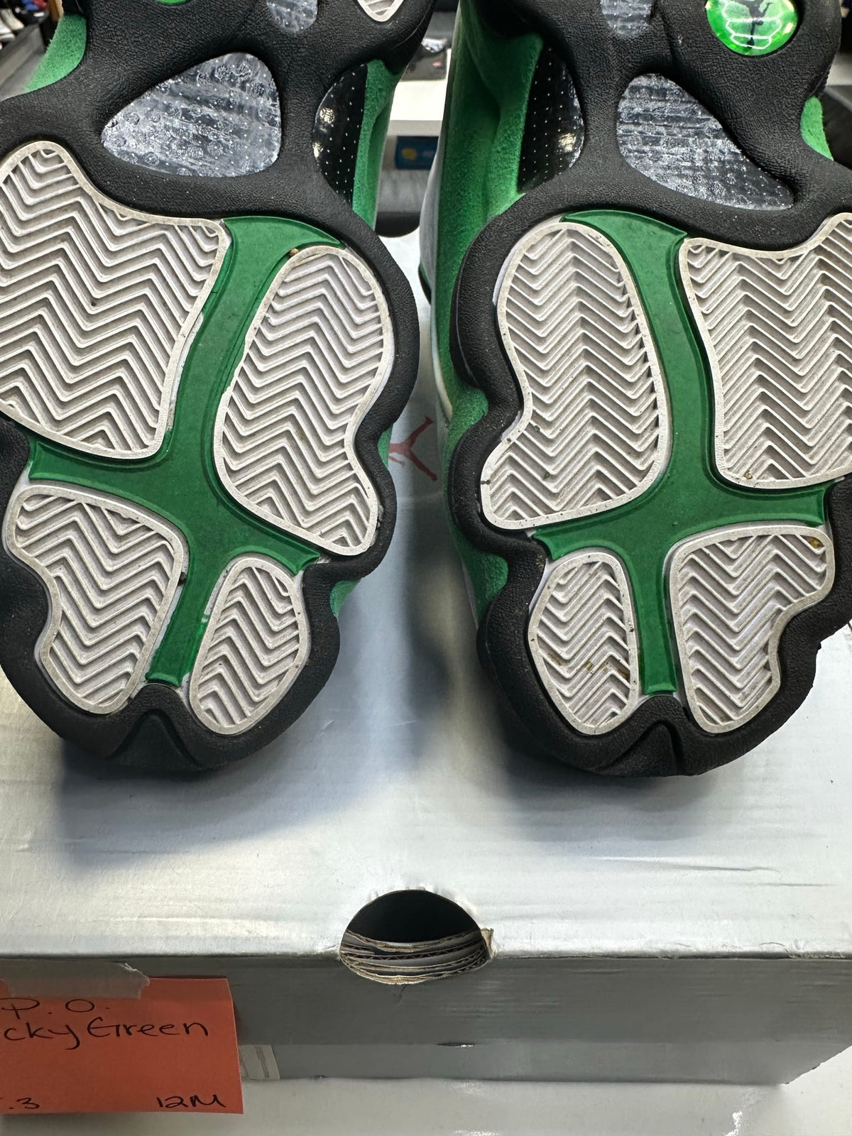 Jordan 13 Retro White Lucky Green