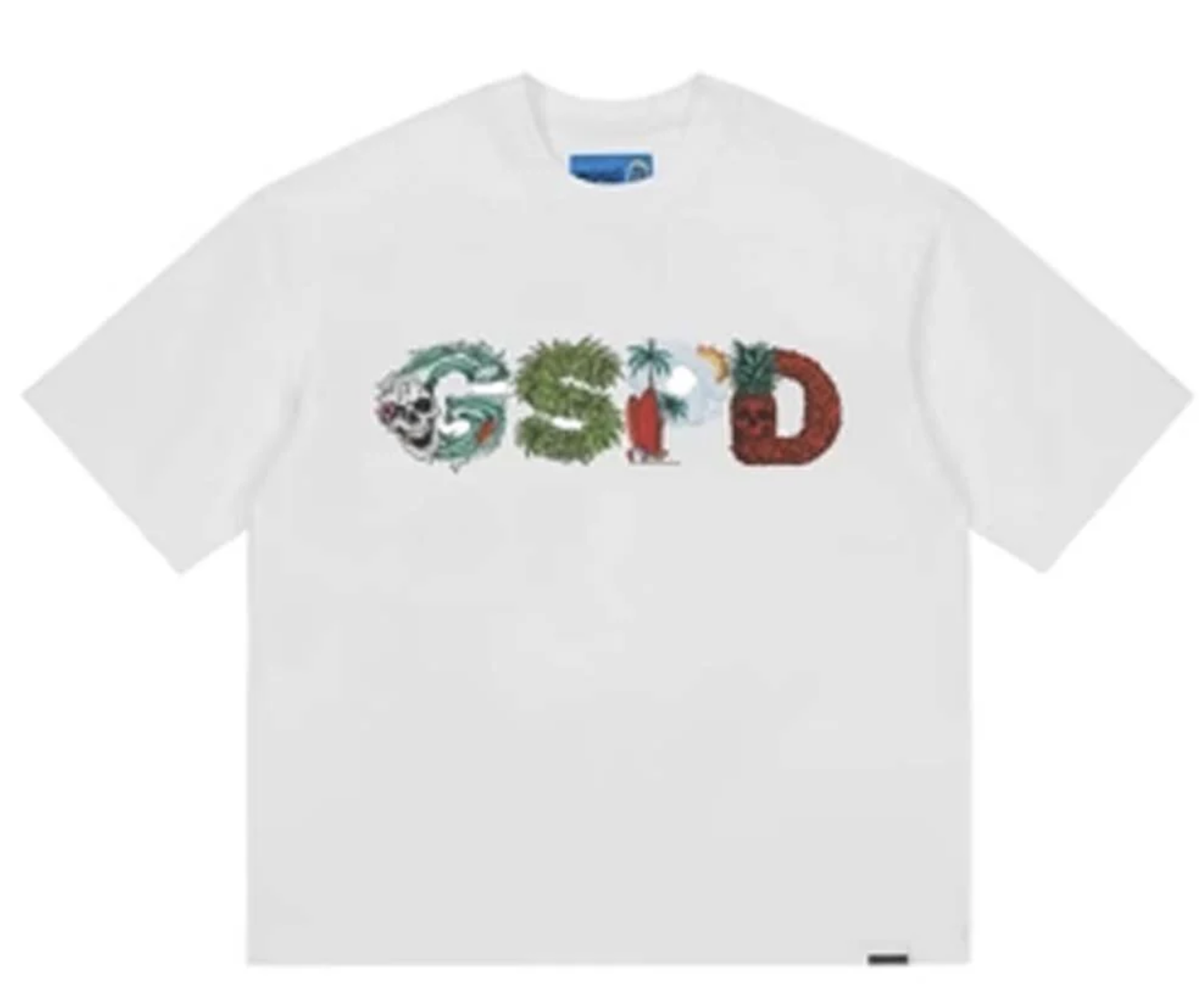 Godspeed Surfs Up Tee White