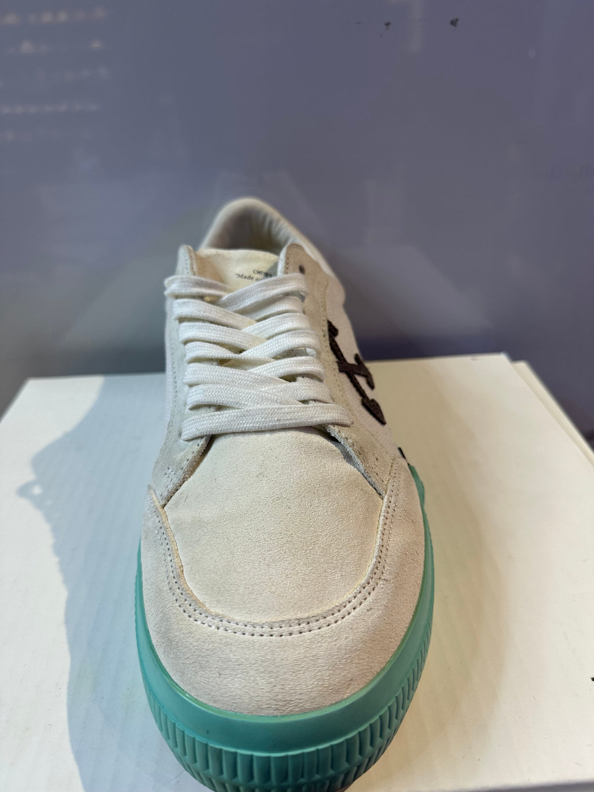 OFF-WHITE Vulc Low White Mint Grey Green