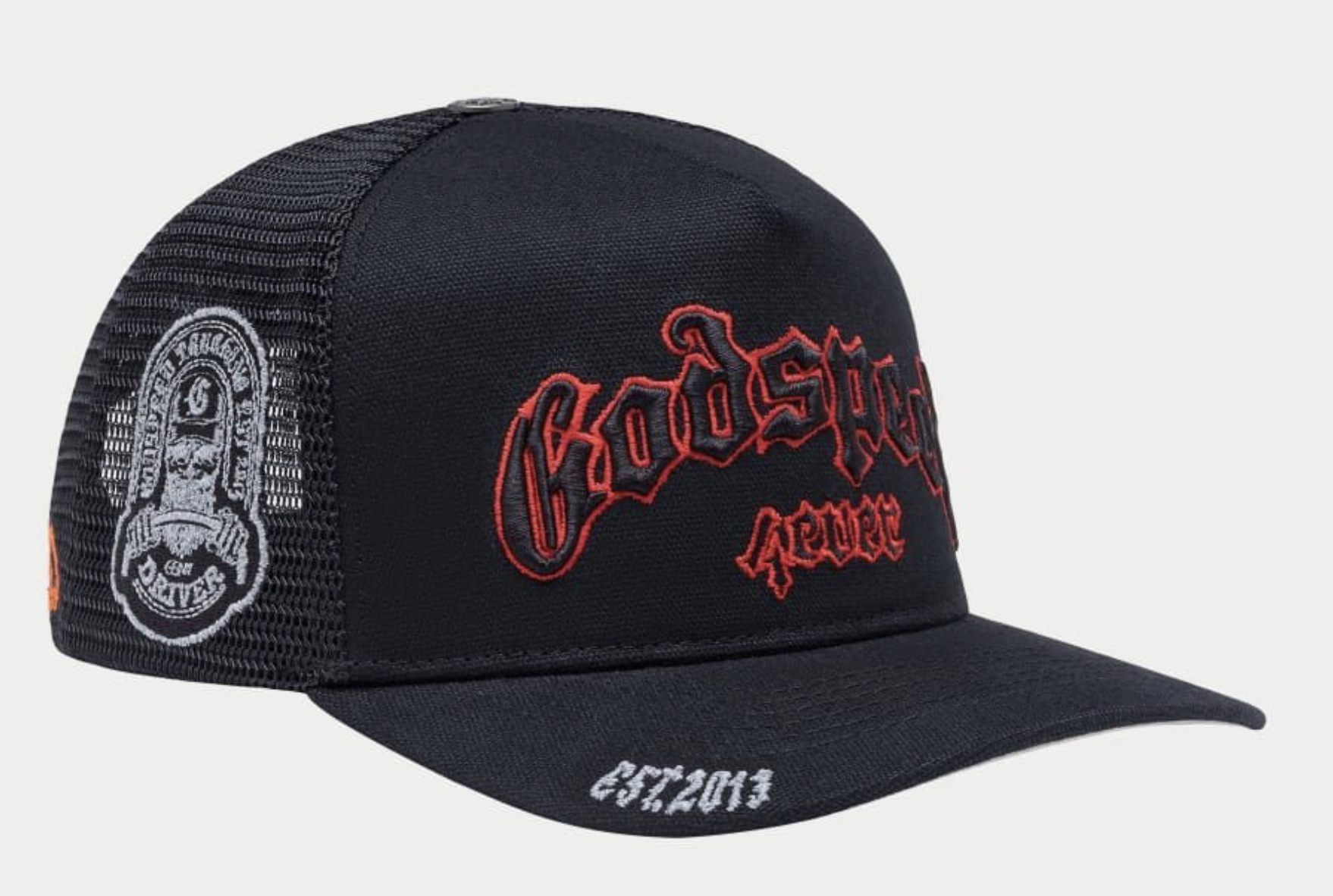 Godspeed "GS Forever" Trucker Hat (Black/Red)