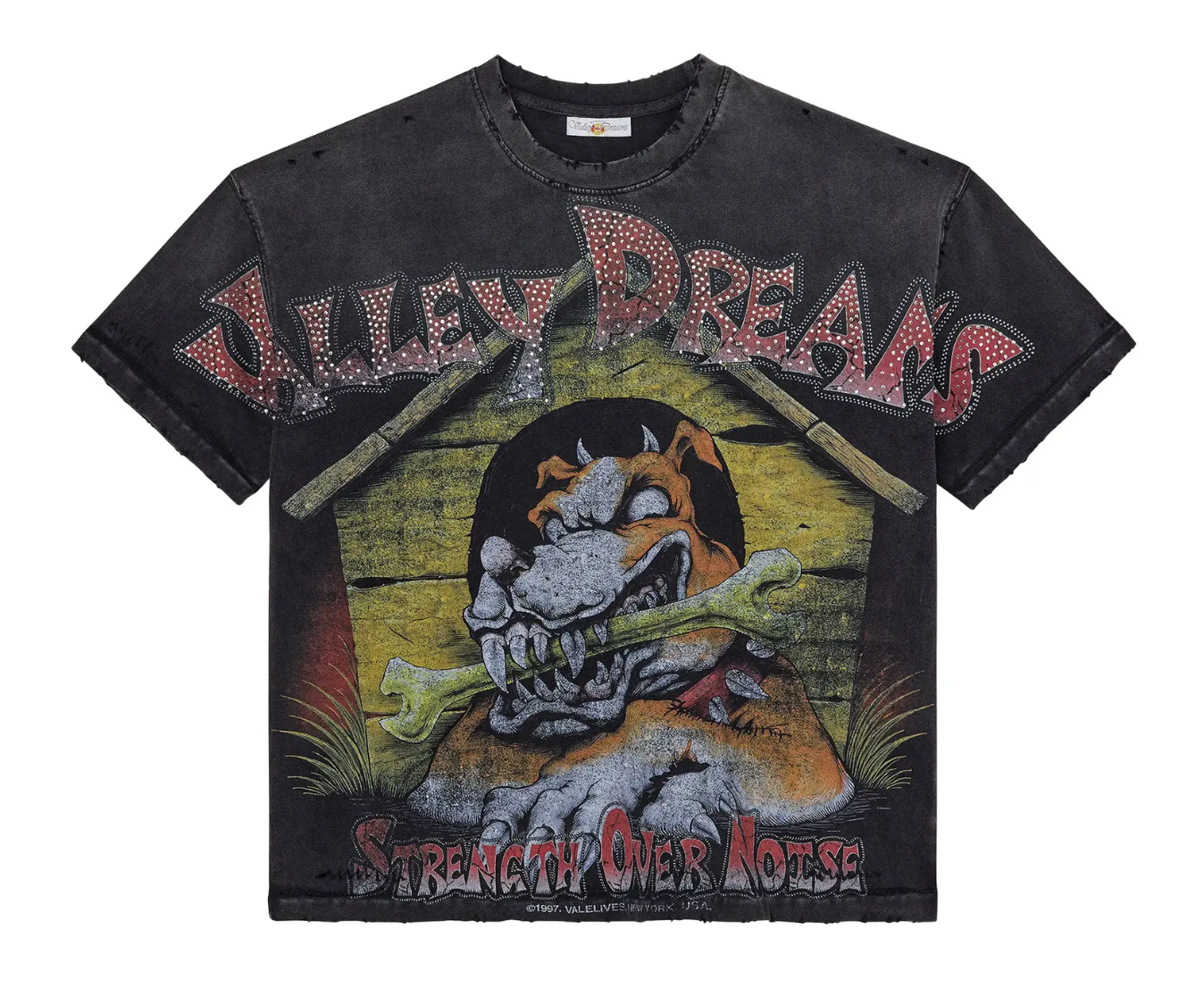 Vale Forever "Doghouse" Bling Tee Shirt (Black)