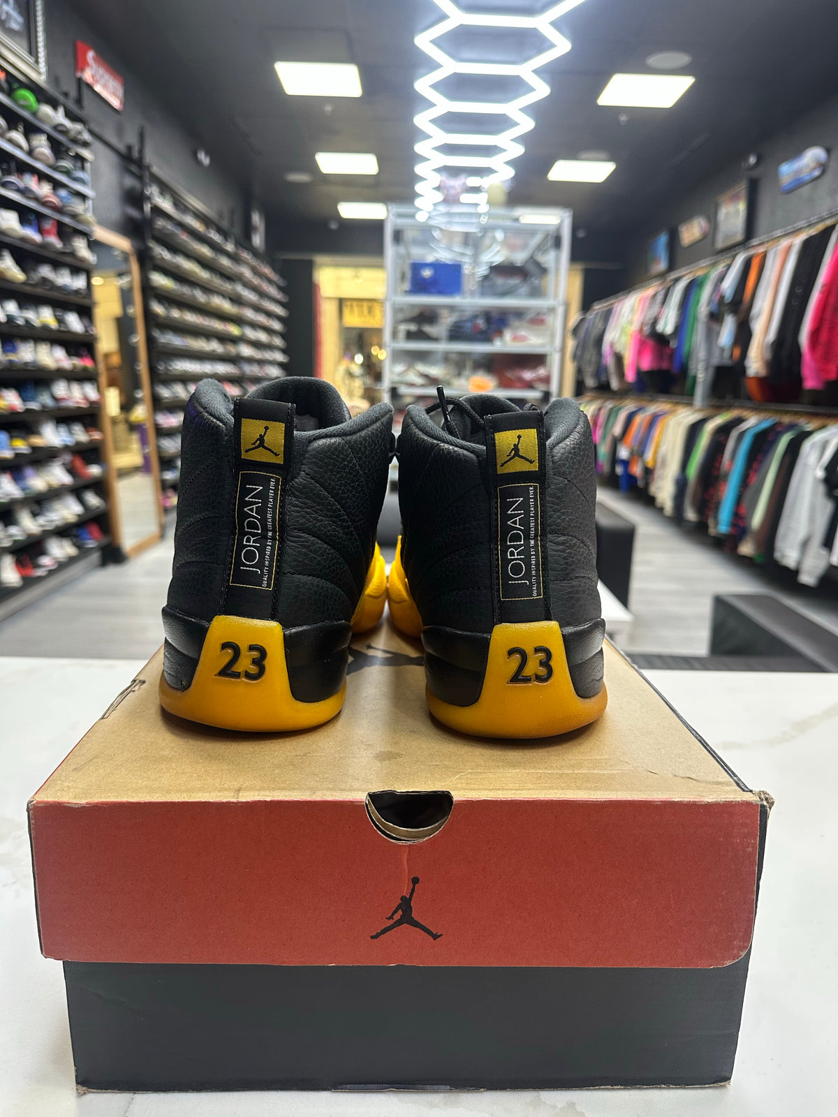 Jordan 12 Retro Black University Gold