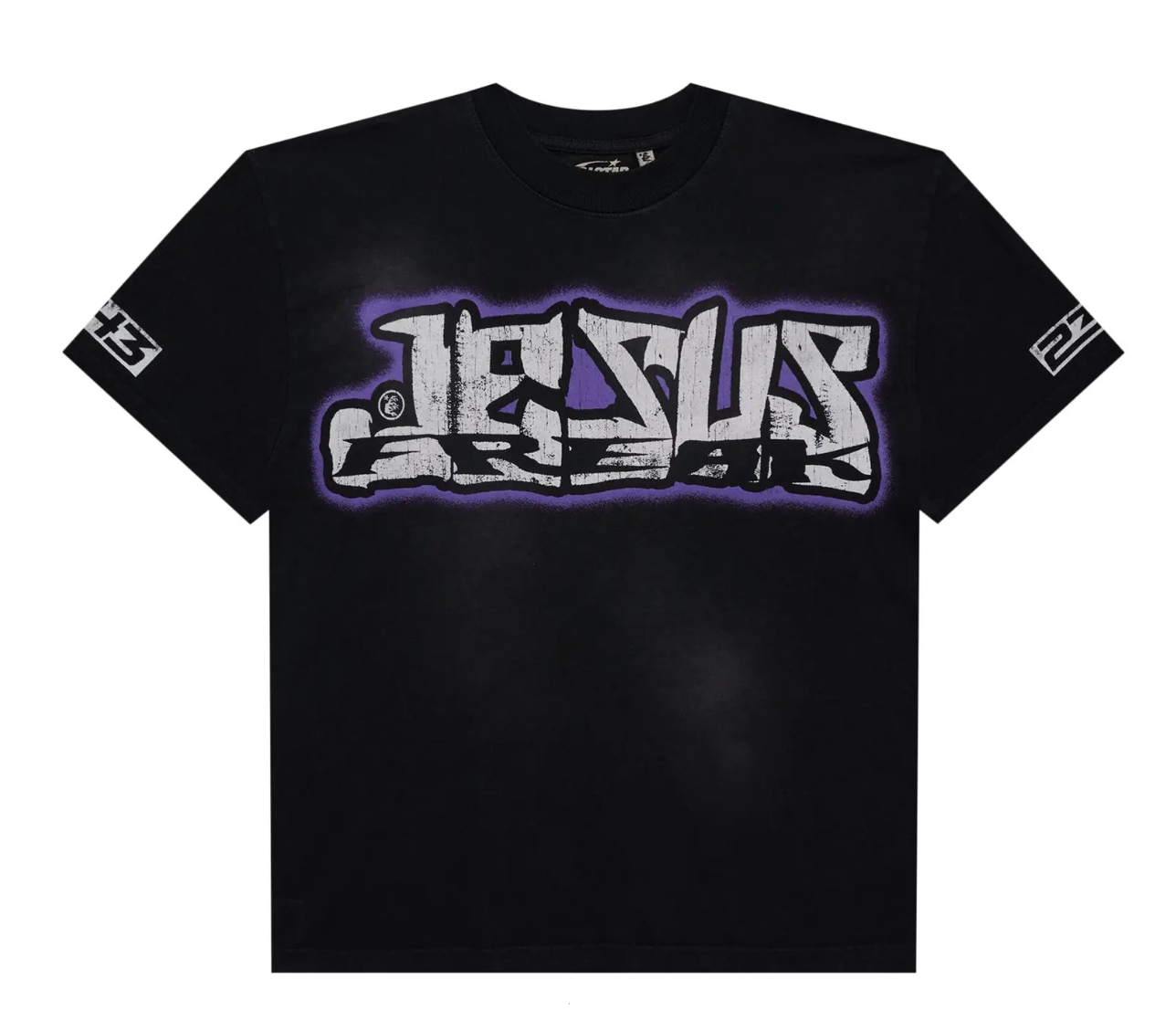 Hellstar "Jesus Freak" Tee Shirt (Black/Purple)