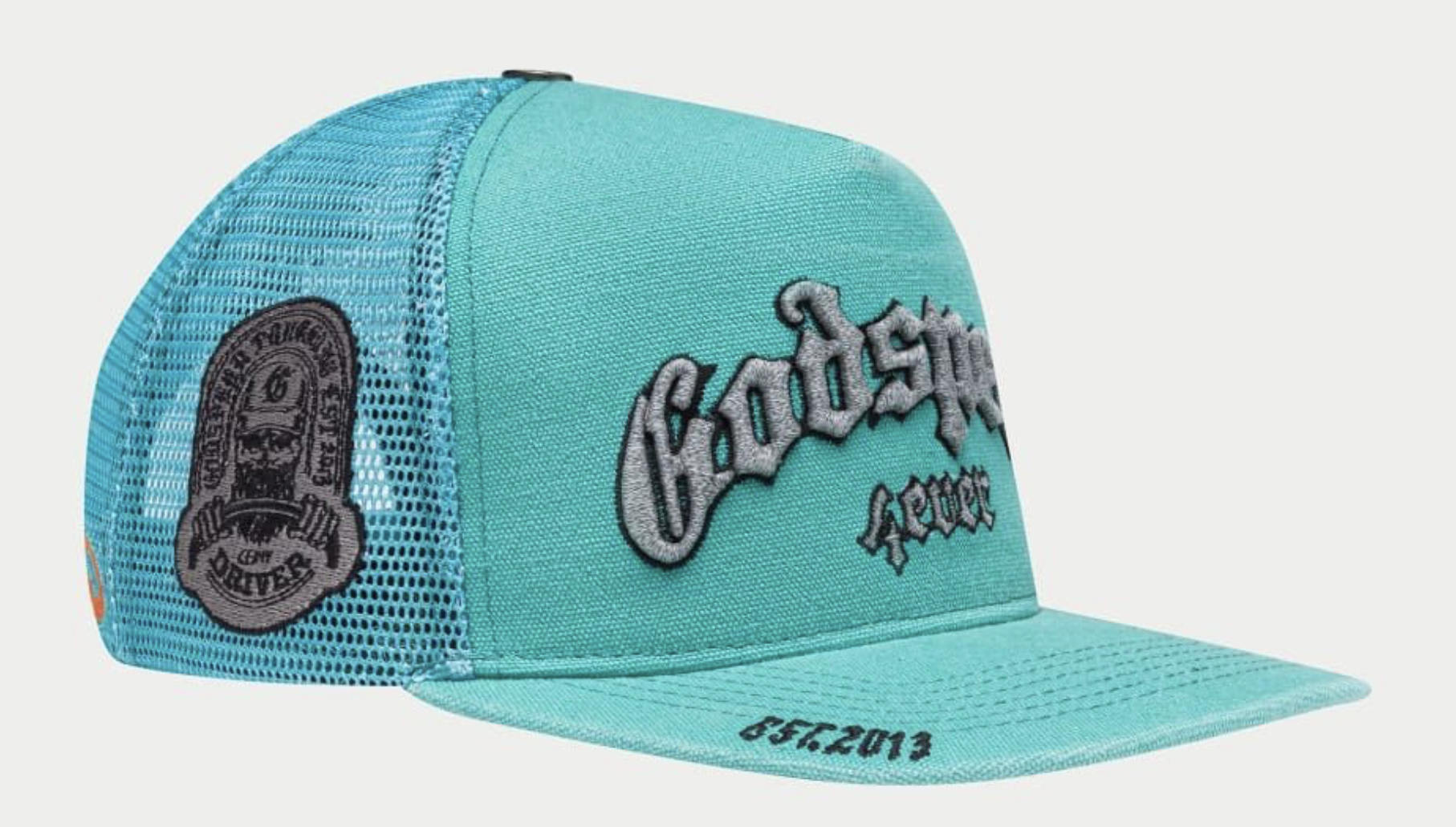 Godspeed "GS Forever" Trucker Hat (Teal Washed)