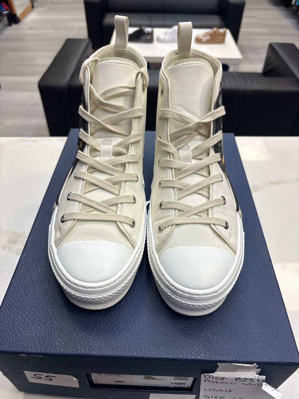 Dior B23 High Top AsteroDior: White