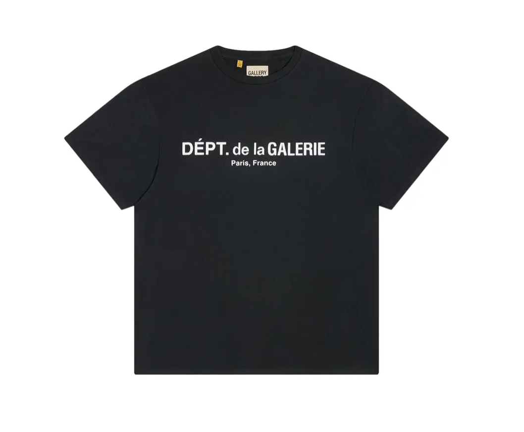 Gallery Dept. French Logo Lux Tee Washed Black