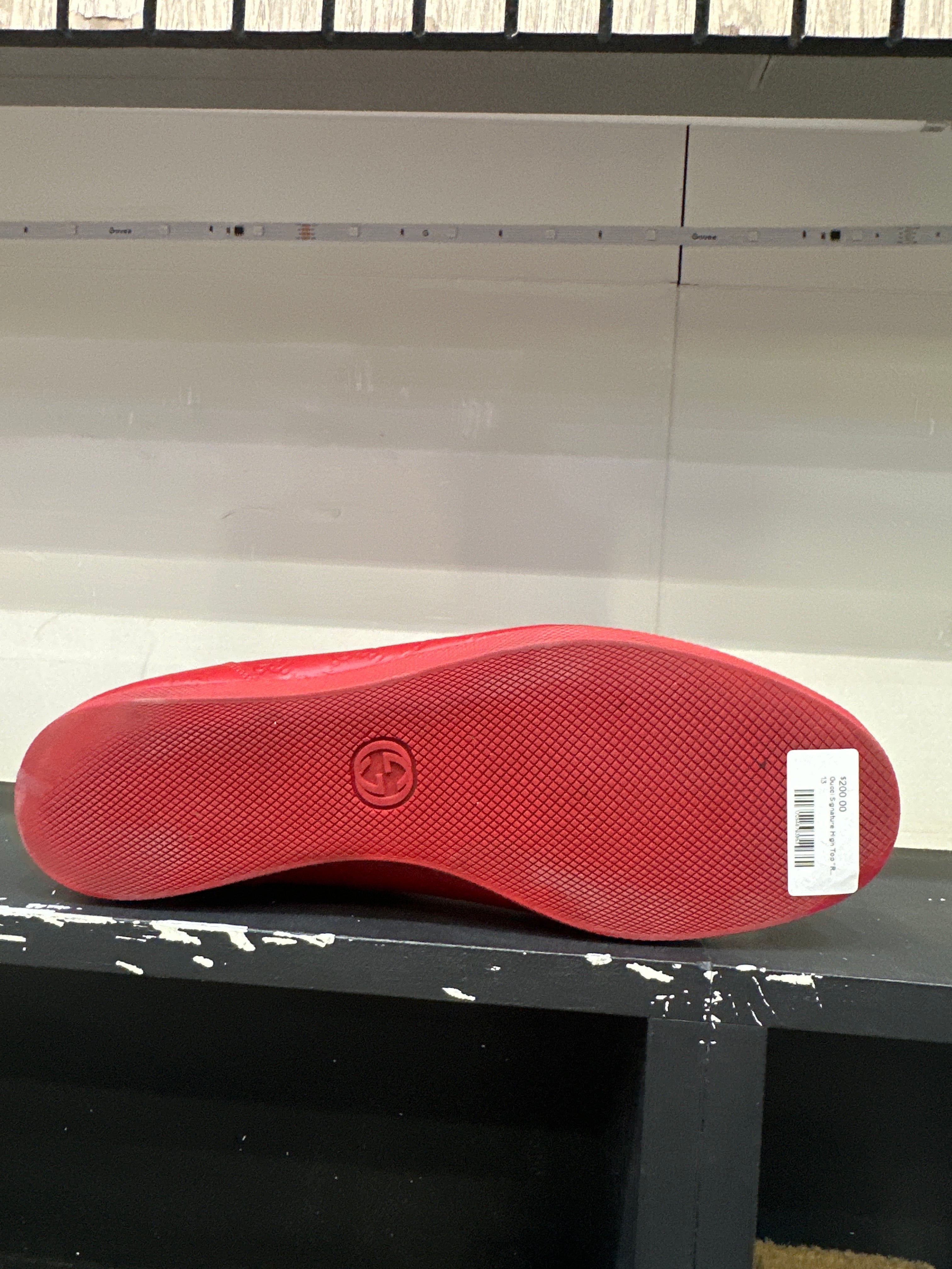 Gucci Signature High Top "Red" (Pre-Owned)