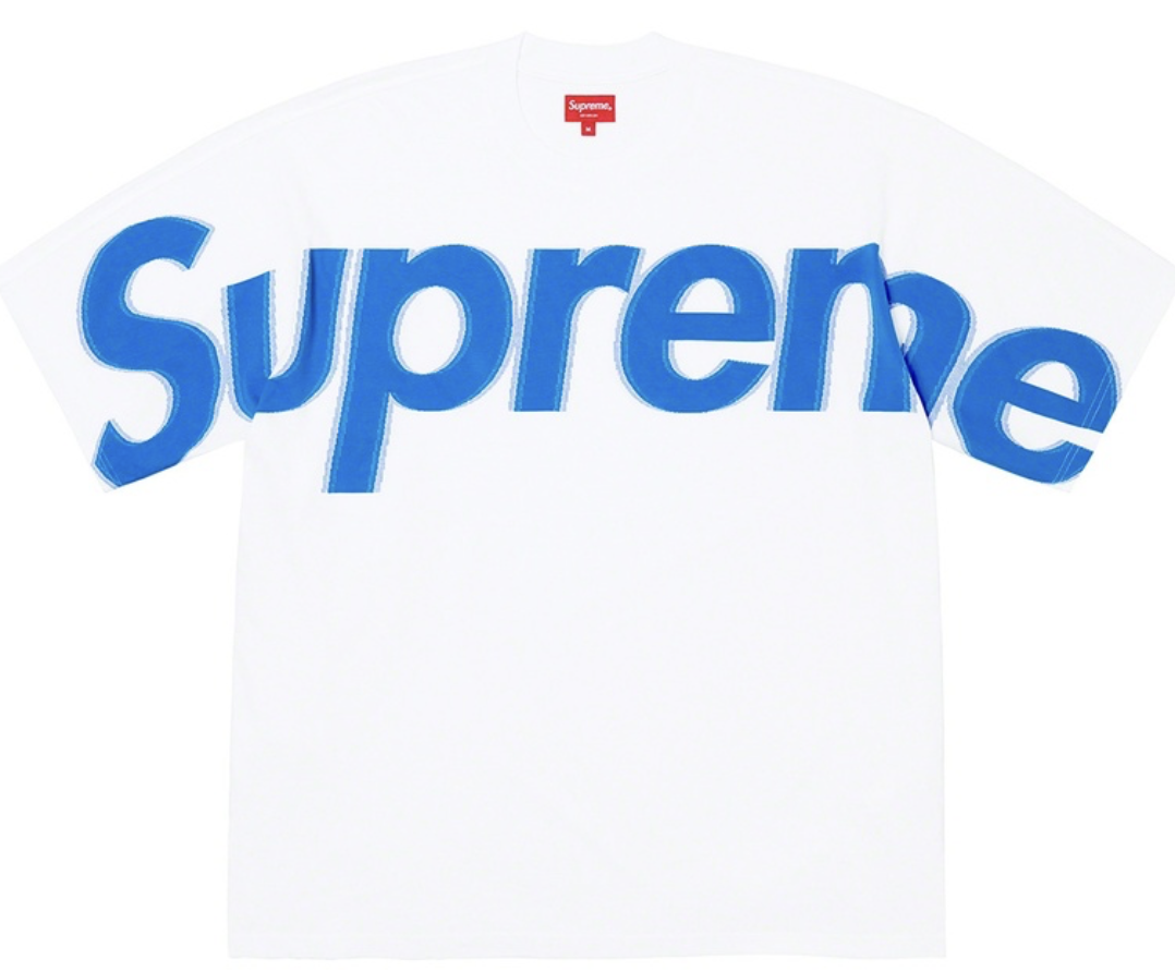 Supreme "Intarsia" S/S Top Tee Shirt (White) (FW22)