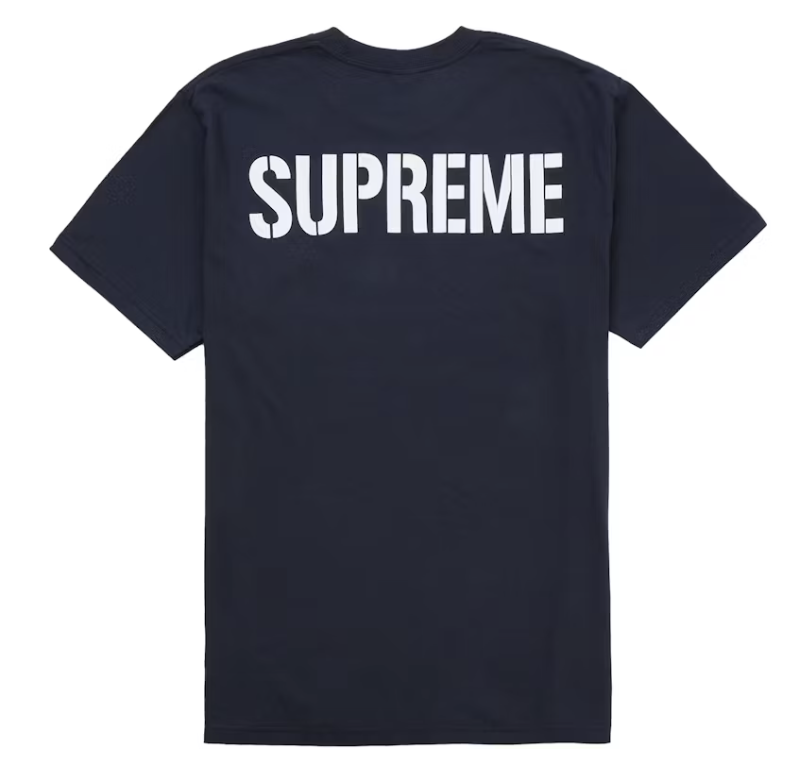 Supreme World Famous Tee Navy