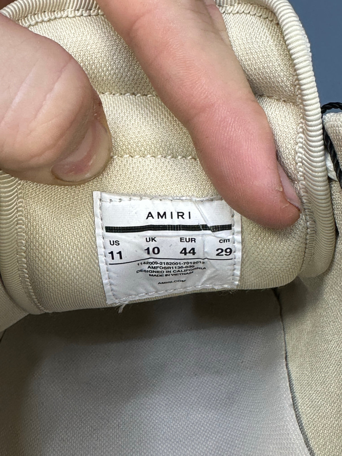 AMIRI Skel Top Low "Grey"