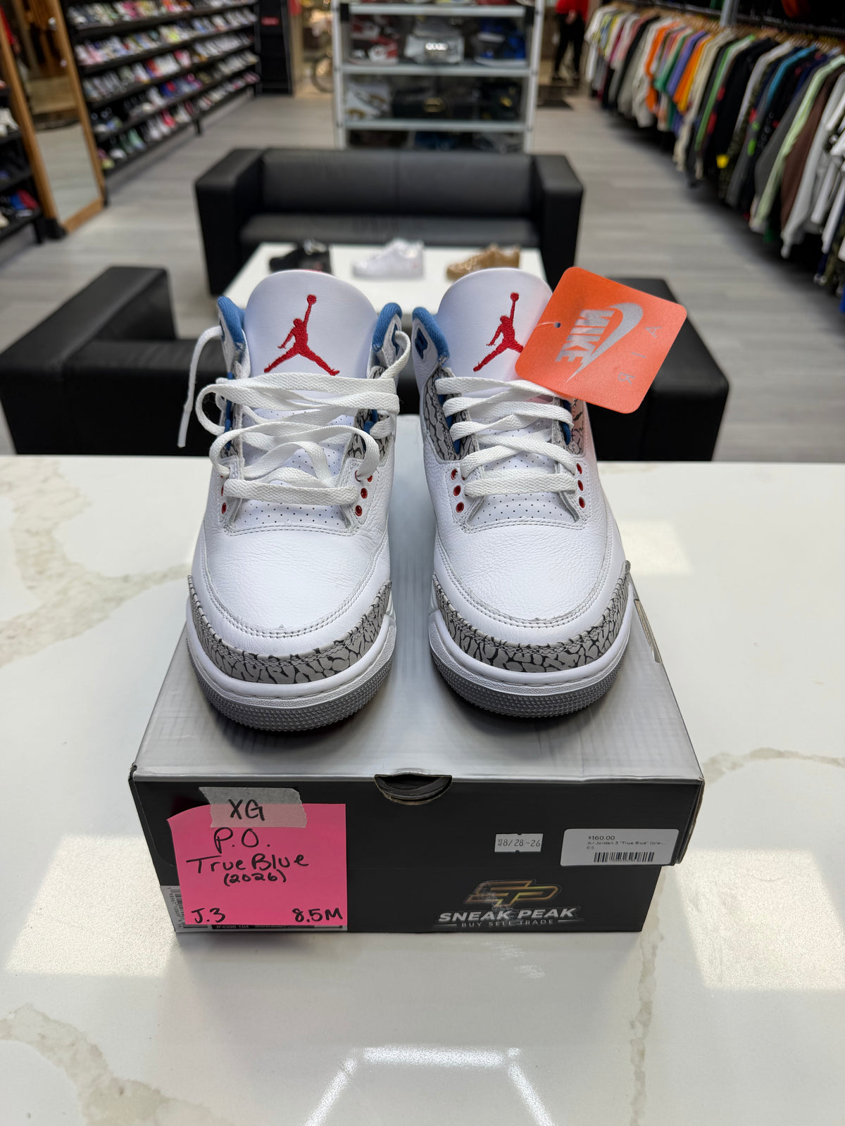 Jordan 3 Retro True Blue (2026)