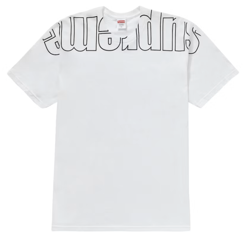 Supreme "Upside Down" Tee Shirt (White) (FW22)