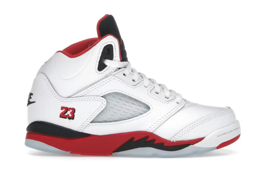 Air Jordan 5 "Fire Red Black Tongue" (PS)