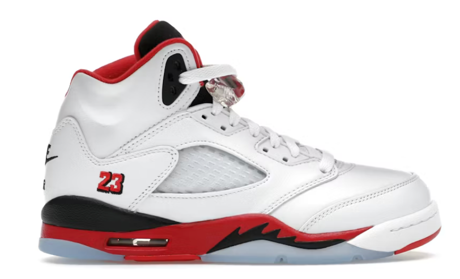 Air Jordan 5 Retro Fire Red Black Tongue (2025) (GS)