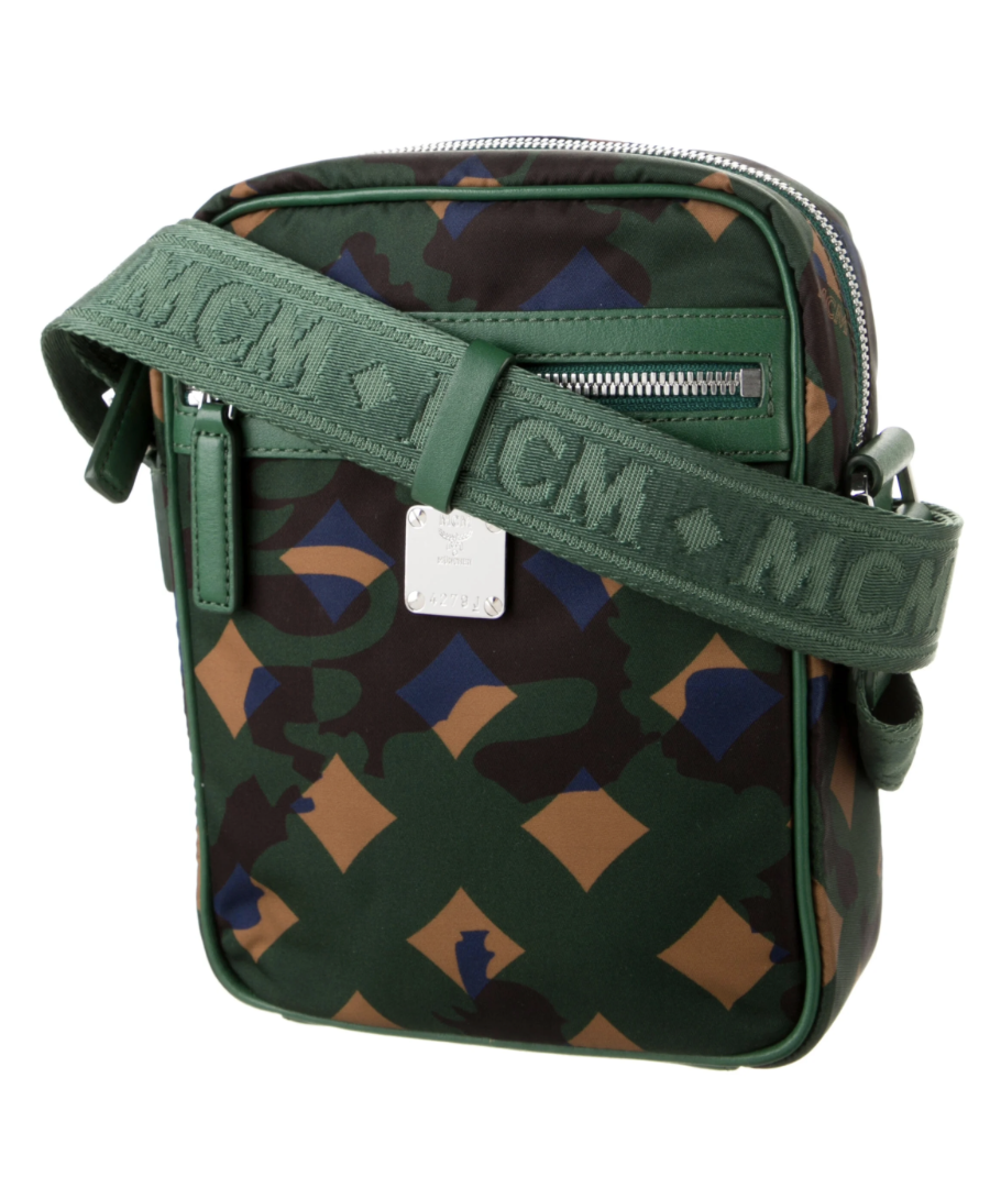 MCM Canvas Cross Body Bag(Green)
