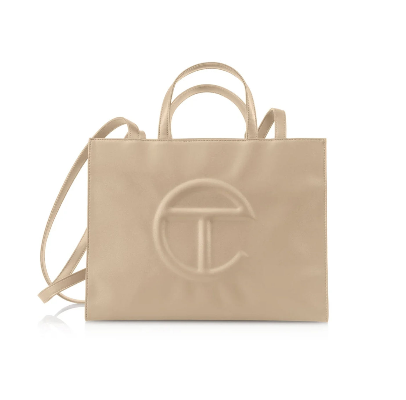 Telfar Large Shopping Bag "Cream"