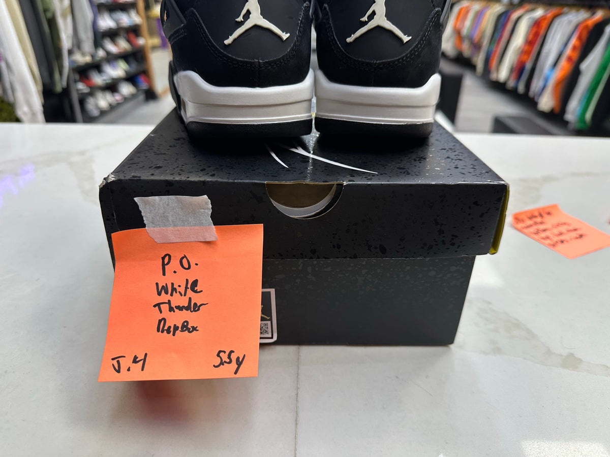 Jordan 4 Retro White Thunder