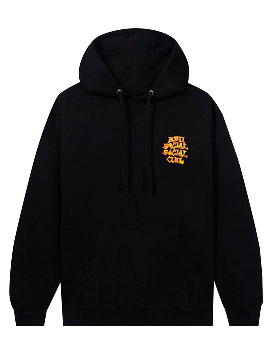 Anti Social Social Club Low Brow Hoodie 'Black'