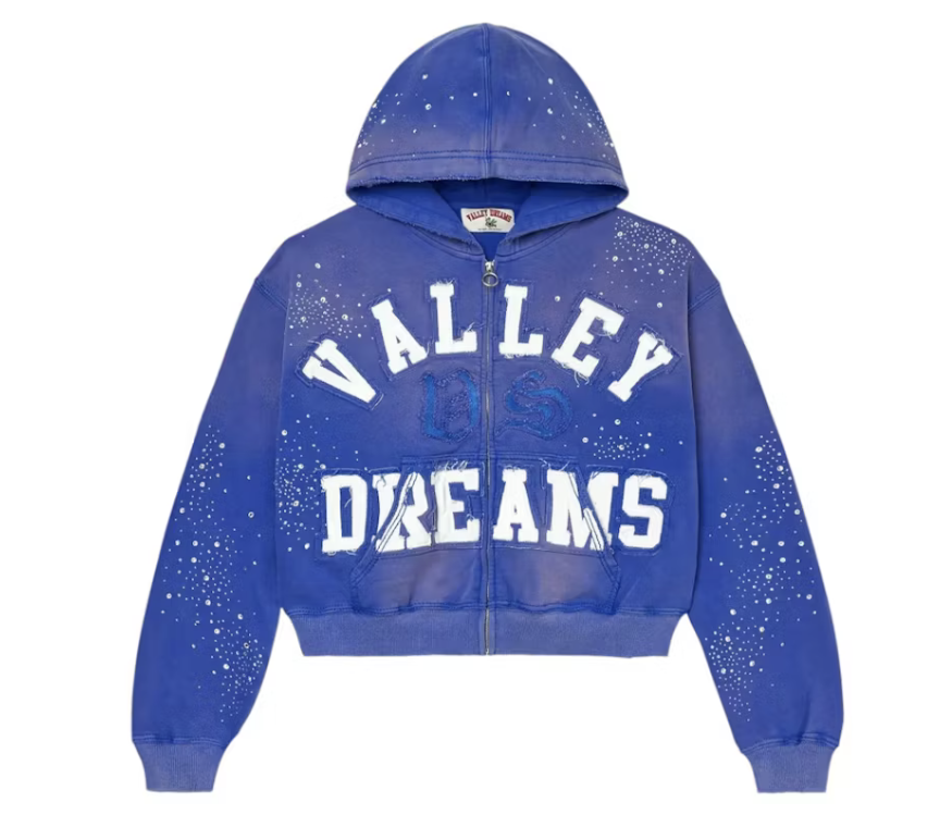 Vale Forever Classico Zip Up Hoodie (Sapphire Blue)