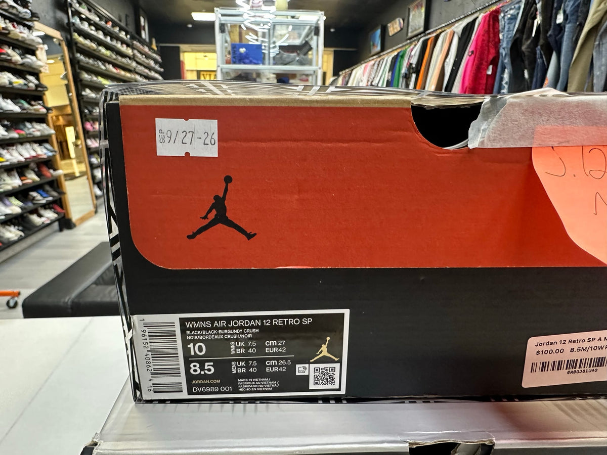 Jordan 12 Retro SP A Ma Maniére Black (Women's)