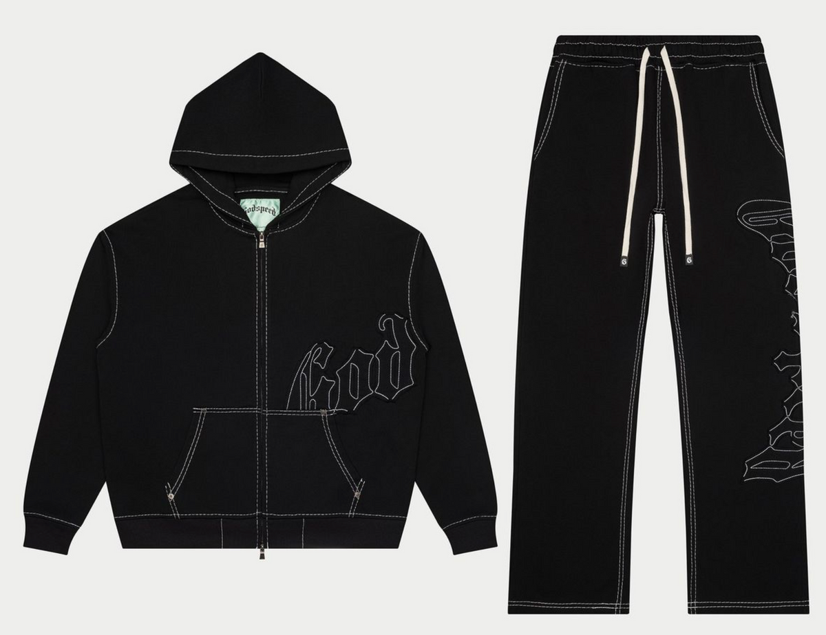 Godspeed OG Logo Sweatsuit Stitched (Black)