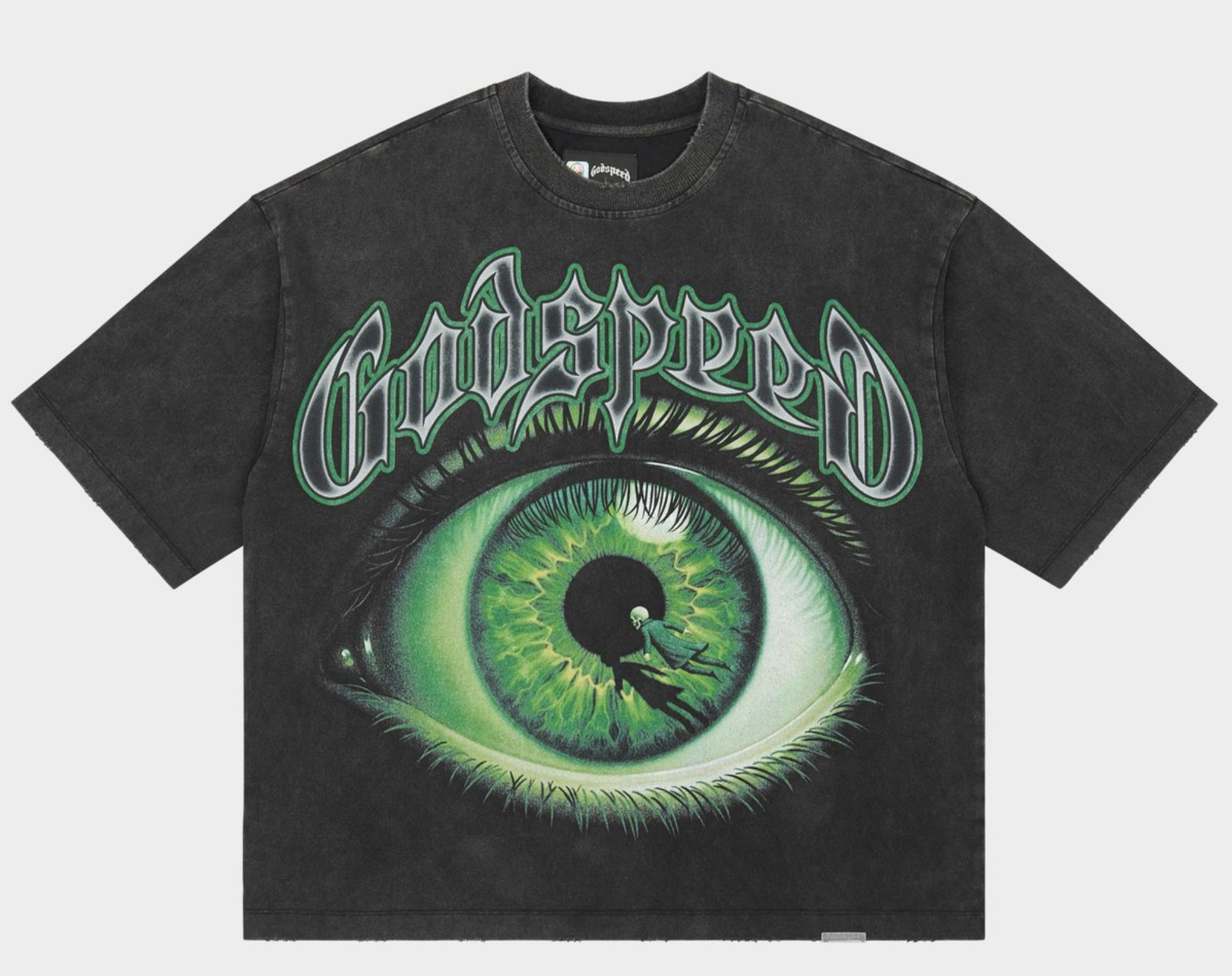 Godspeed "The Watcher" Tee Shirt (Black/Green)