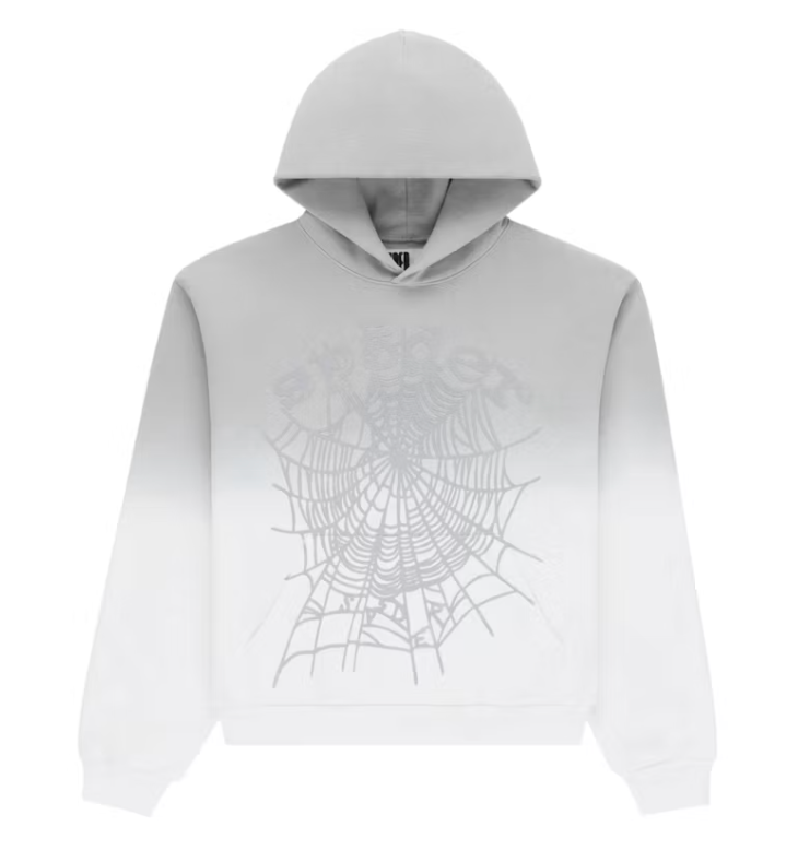 Sp5der OG Web V2 Ombre Hoodie Sport Grey