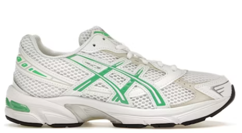 ASICS Gel-1130 White Malachite Green Off White Midsole (Women's)