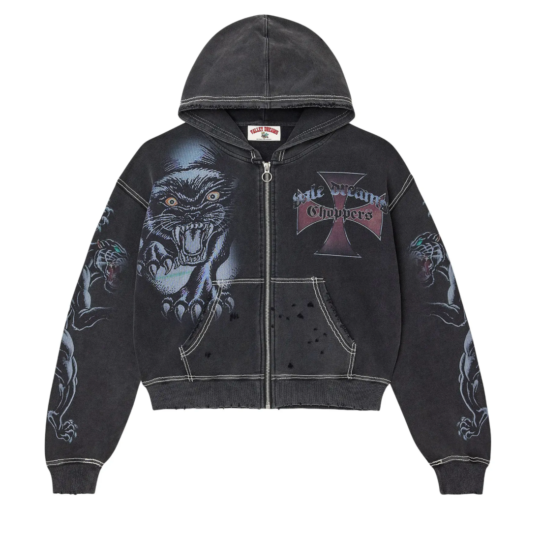 Vale Forever "Hardy Boyz" Zip Up Hoodie (Black)