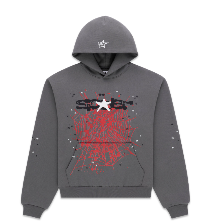Sp5der Splate Punk Hoodie (Slate)