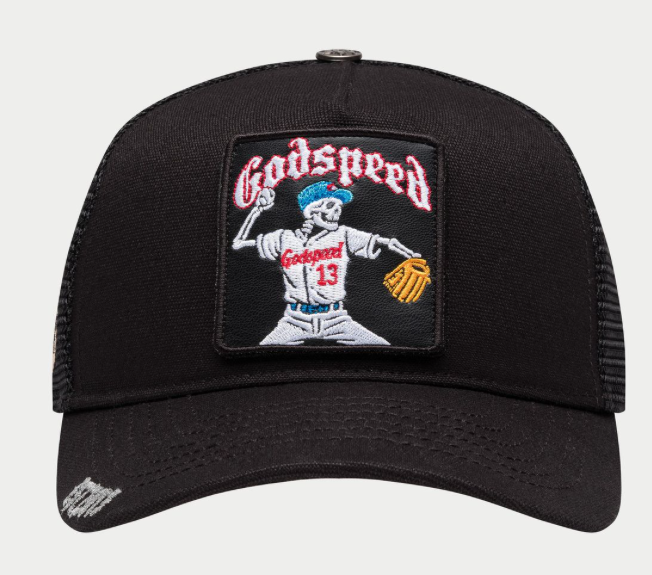 Godspeed Mood Trucker Hat II (Black Interchangeable Patches)