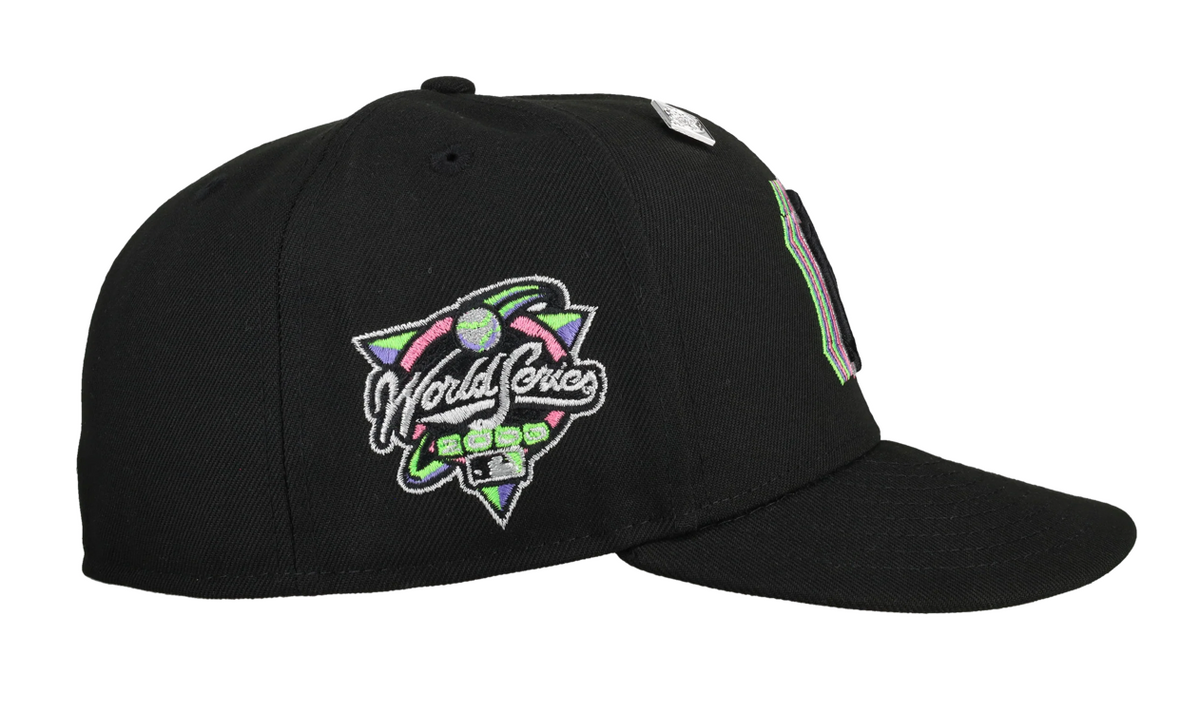 New York Yankees 2000 WS Trippy Neon Metallic 59Fifty Fitted Hat