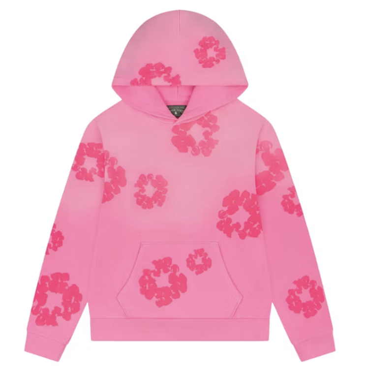 Denim Tears Mono Cotton Wreath Hoodie (Pink)